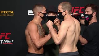 Энтони Петтис и Алекс Мороно - Битва взглядов