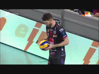 Кучине Лубе - Кальзедония Верона. 16-й тур Чемпионат Италии 2018-2019 по волейболу. Мужчины